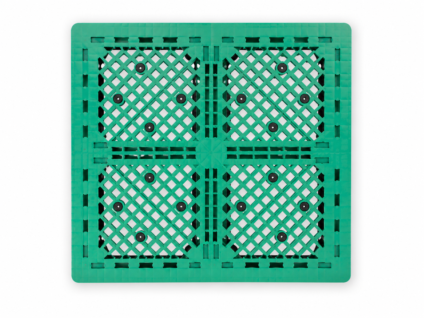 1200x1000x150 mm 全周ソリッドトッププラスチックパレット
