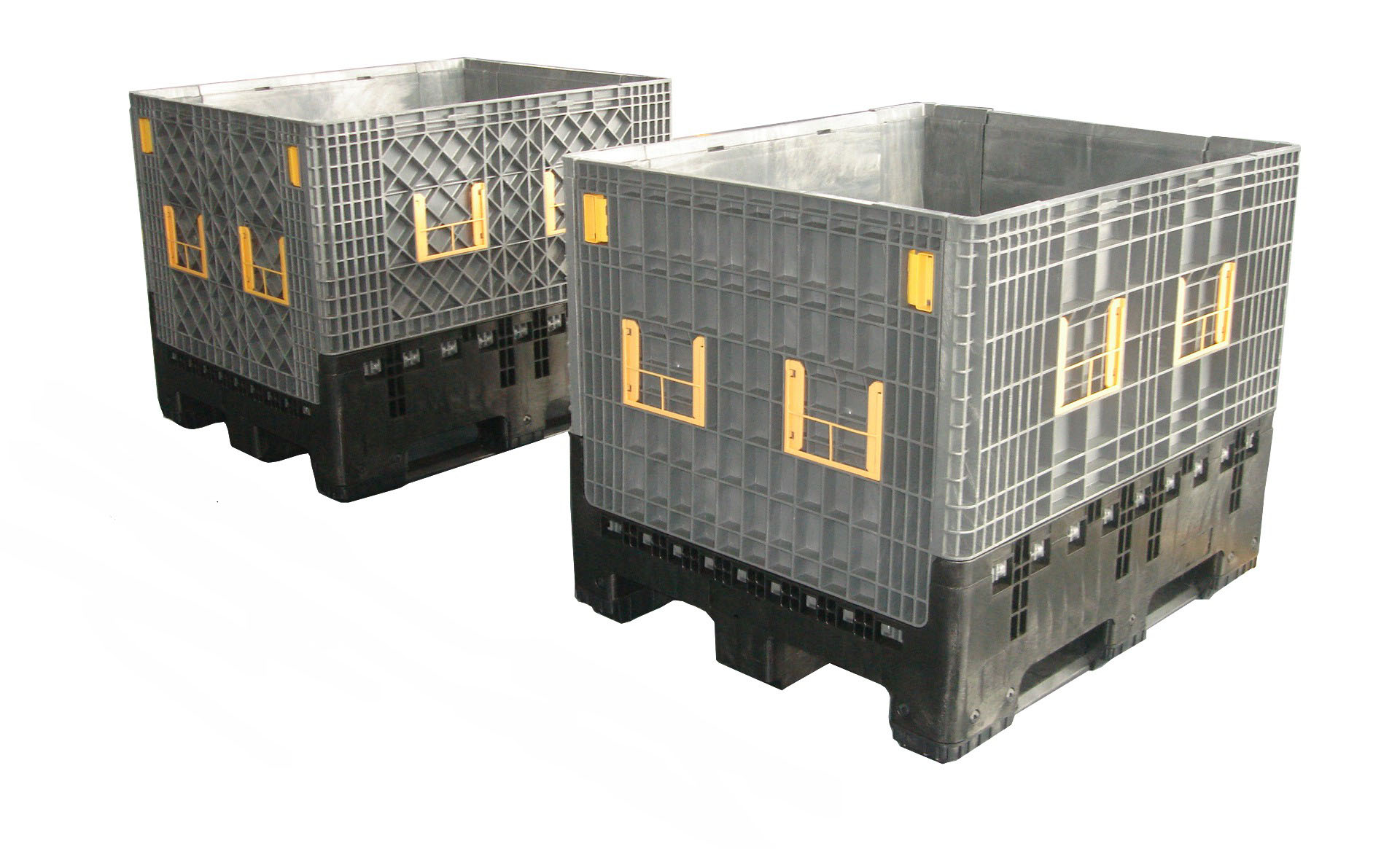 プラスチックパレット包装用折りたたみコンテナ