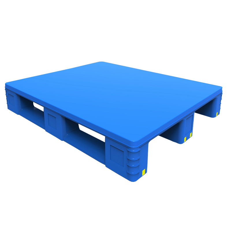 1200*1000 3 つのランナー片面ラック可能積み重ね可能なプラスチック パレット 