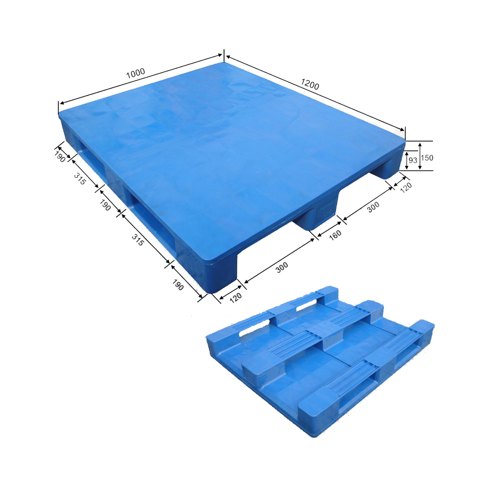 倉庫用の滑らかな表面の積み重ね可能なプラスチックパレット