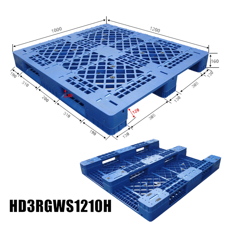 3ランナー付プラスチックパレット 新型プラスチックパレット