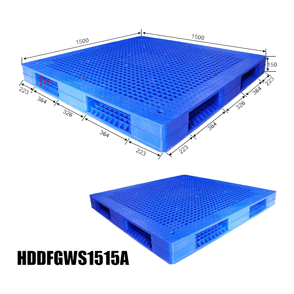 グリッド積み重ね可能なプラスチック パレット青いプラスチック パレット