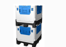 生鮮包装用の衛生的なプラスチック製の折りたたみ可能なパレットビン