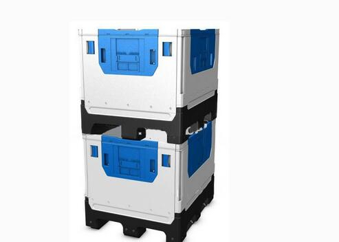 Solid Foldable Large Plastic Pallet Containers for Packaging