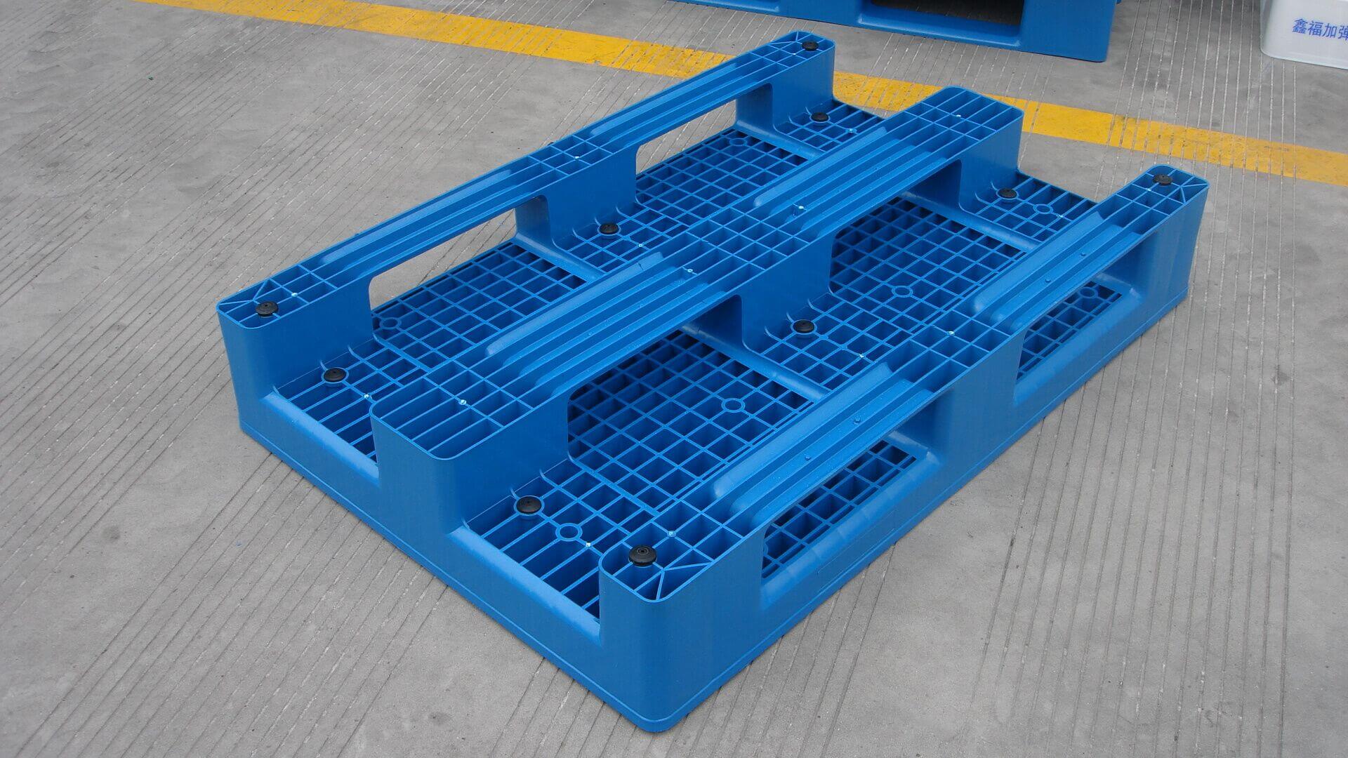 32 x 48 ブルーの強力な倉庫メッシュ プラスチック ユーロ パレット