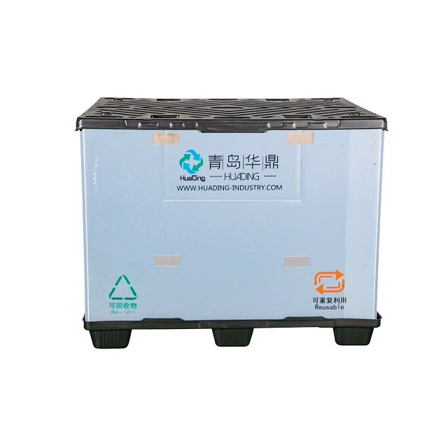 リサイクル可能な折りたたみプラスチックパレットスリーブパックバルクコンテナ