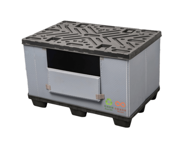 1200 x 800 自動車用プラスチックスリーブパックパレット収納ボックス