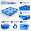HD9FCAN1208 入れ子式プラスチックパレット