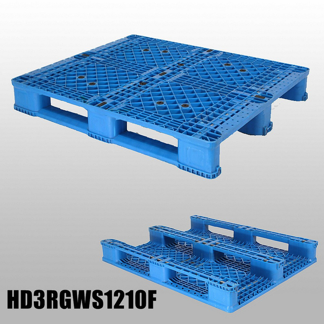 1200 x 1000 ヘビーデューティ産業用メッシュラックマウント可能プラスチックパレット