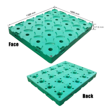 5 ガロンの水ボトル保管積み重ね可能なプラスチック パレット