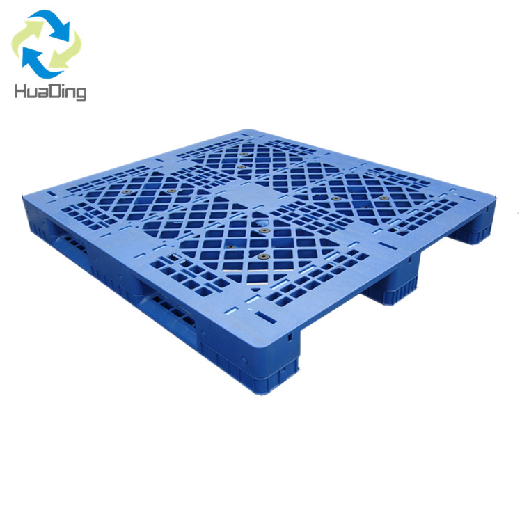 1200 X 1000 3 ランナー片面グリッドデッキ硬質プラスチックパレット