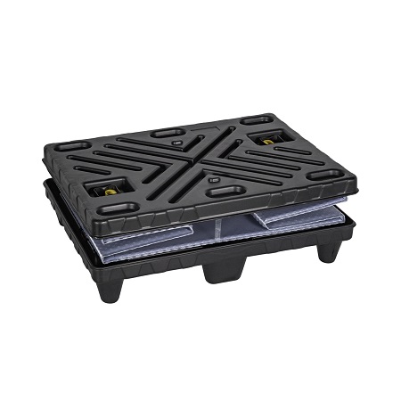 軽量の積み重ね可能な PP プラスチック パレット スリーブ パック ビン