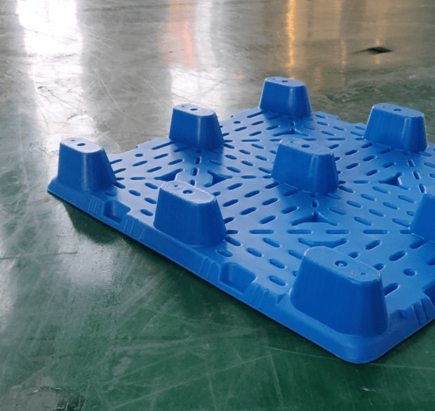 安価な 1200 x 1000 固体高耐久入れ子式プラスチック パレット