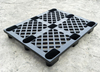 1200 x 1000 ブラック軽量国際輸送用プラスチックパレット
