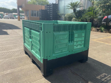 果物や野菜用の折りたたみ式プラスチックパレット保管容器