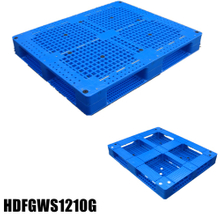 再利用可能な 48 x 40 標準 PP 積み重ね可能なプラスチック保管パレット