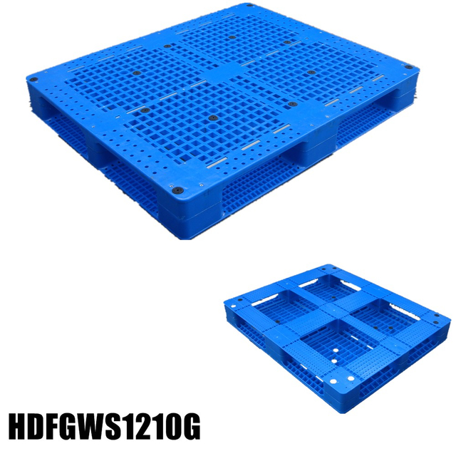 再利用可能な 48 x 40 標準 PP 積み重ね可能なプラスチック保管パレット