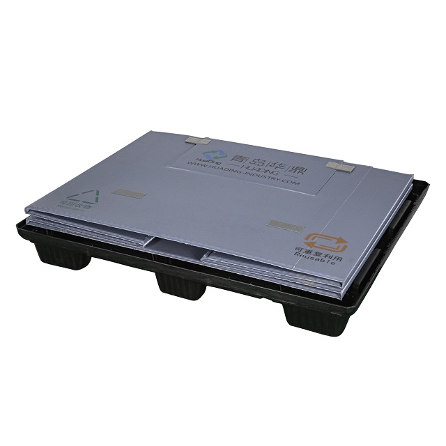 1200 x 1000 折りたたみ可能なプラスチックパレットスリーブパックコンテナ