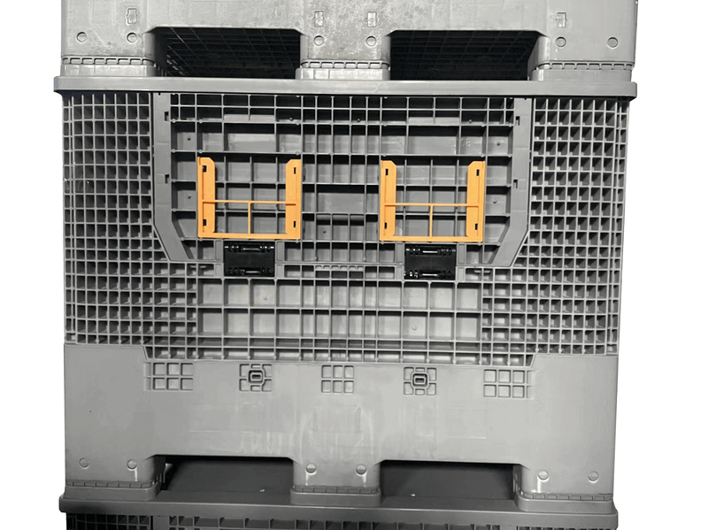 1200x800x900 ユーロ固体積み重ね可能な折りたたみ式プラスチック パレット ボックス