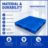 1500x1500x160 mm 両面オープンデッキプラスチックパレット