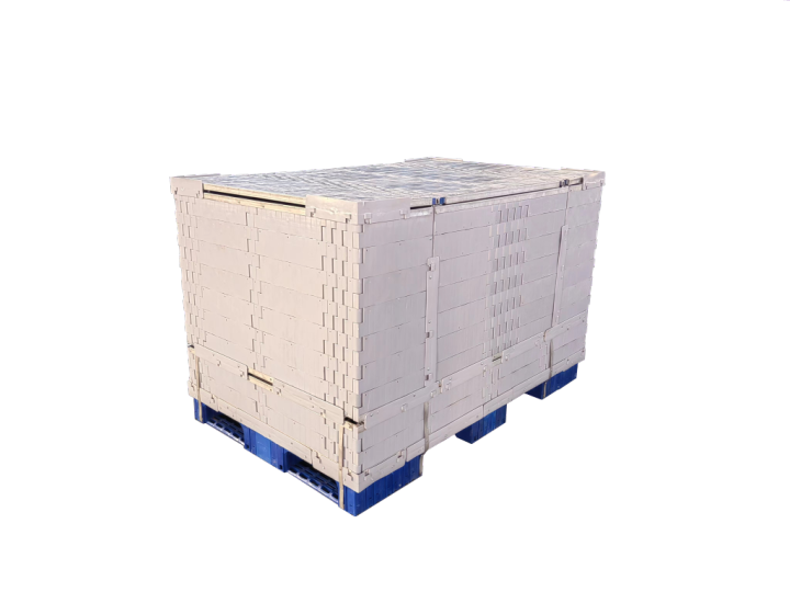 モジュラー折りたたみ式大型コンテナ