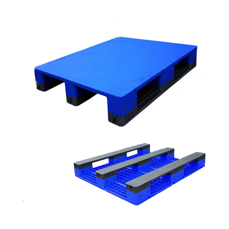 1200*1000 3 ランナークローズデッキ硬質プラスチックパレット