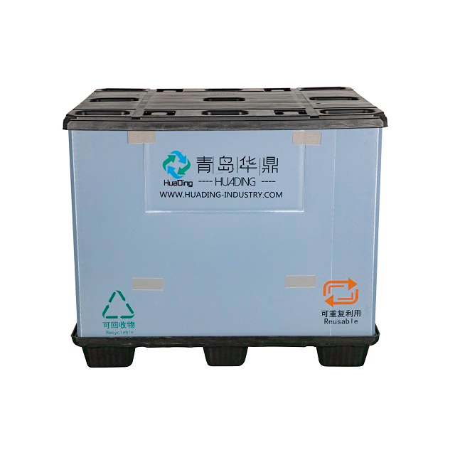 包装用カスタム折りたたみプラスチック パレット スリーブ ボックス