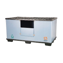 特大 FLC 折りたたみ式プラスチック パレット スリーブ パック ボックス