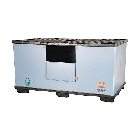 特大 FLC 折りたたみ式プラスチック パレット スリーブ パック ボックス