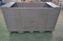 特大 HDPE FLC 折りたたみ式プラスチック パレット ボックス