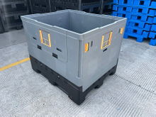 産業用硬質クローズドデッキ折りたたみ式プラスチックパレットボックス