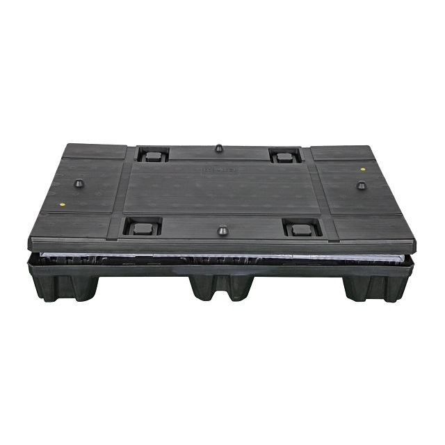 1200 x 800 ユーロ折りたたみ式プラスチック パレット スリーブ パック ボックス