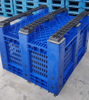 大型の積み重ね可能な通気口付き保管プラスチックパレットバルクコンテナ