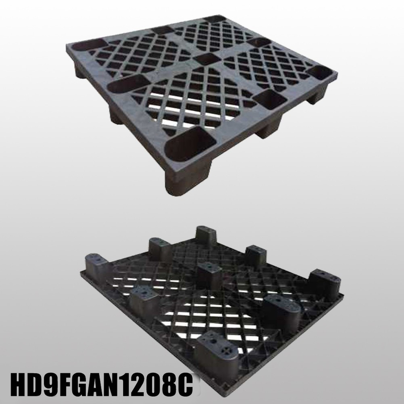 1200 x 800 格安ブラックリサイクルネスティングプラスチック輸出パレット