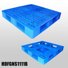  全周底部とオープンデッキを備えた 1100*1100*150 mm プラスチックパレット